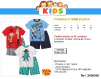 PIJAMA PHINEA E FERB